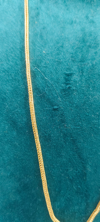 Premium micro gold plated daily wear 20" length pendant chain
