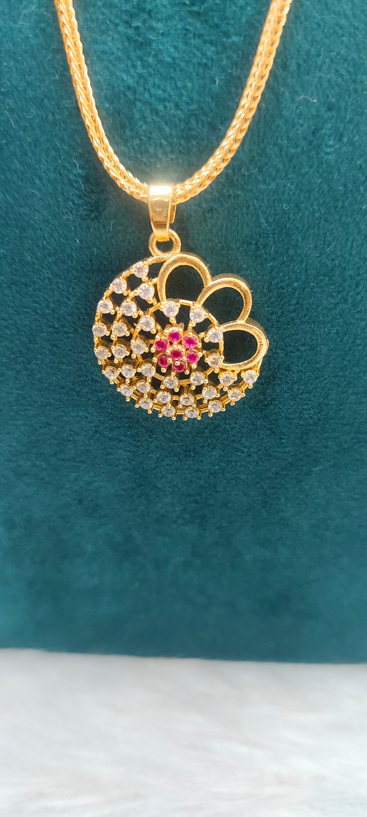 Premium micro gold plated daily wear 20" length pendant chain