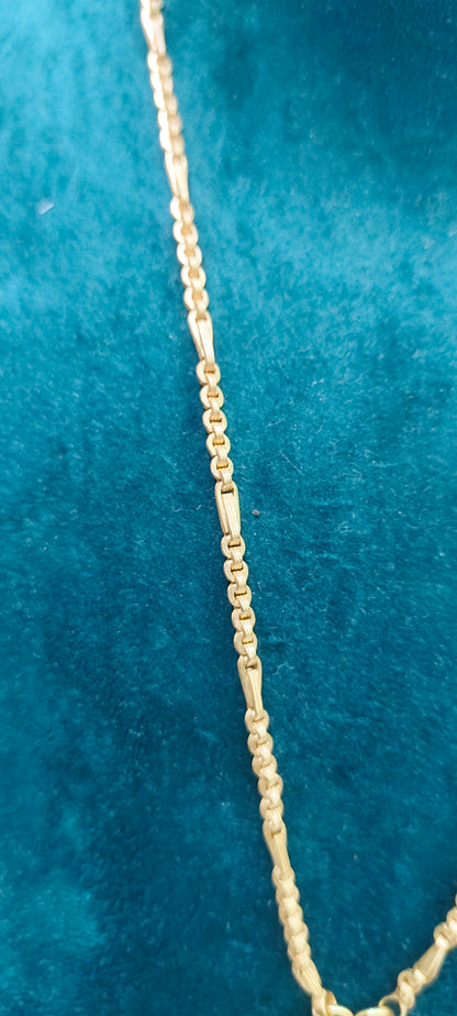 Pure panchaloham unpolished 18" length 5+1 chain