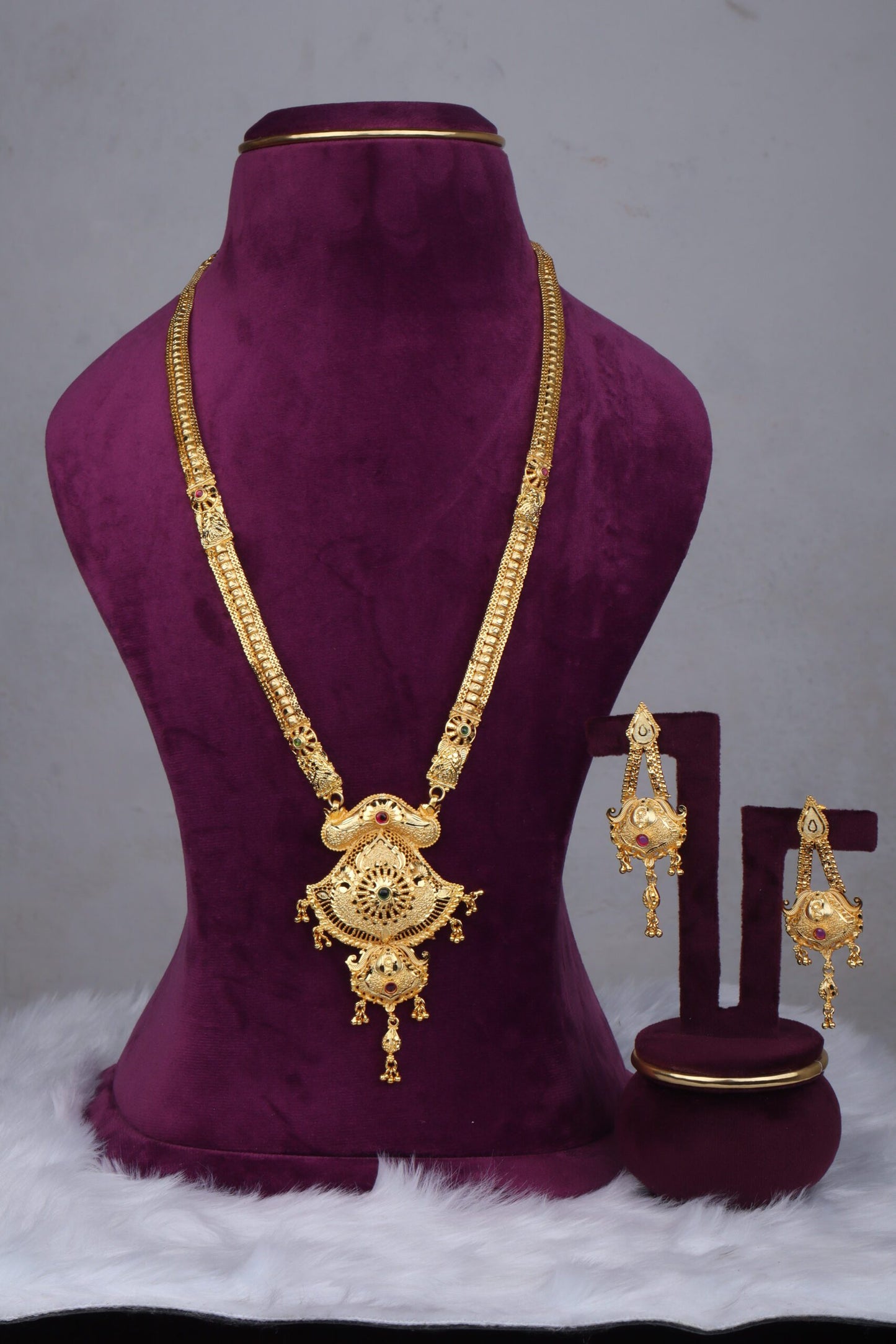 Simple Gold Long Haram Set