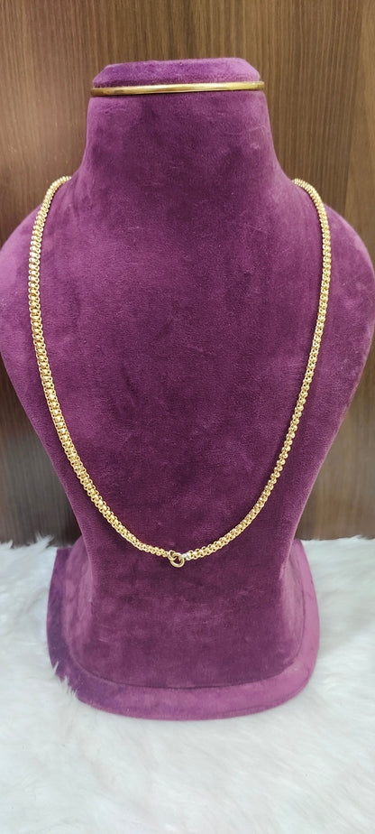Pure panchaloham unique style  broad thalli chain