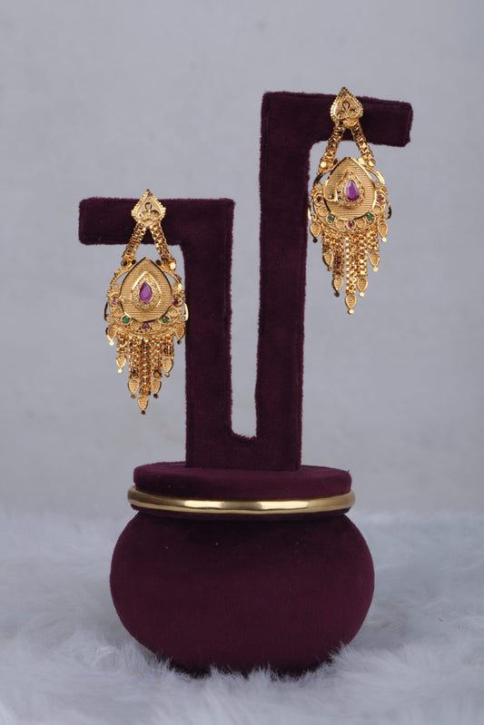 Lightweight Gold Plated Earrings