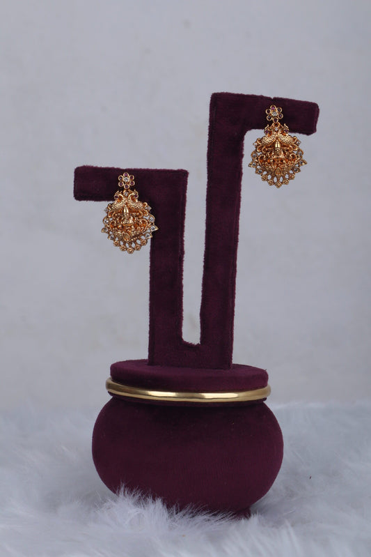 Golden Aura Nakshi Earrings