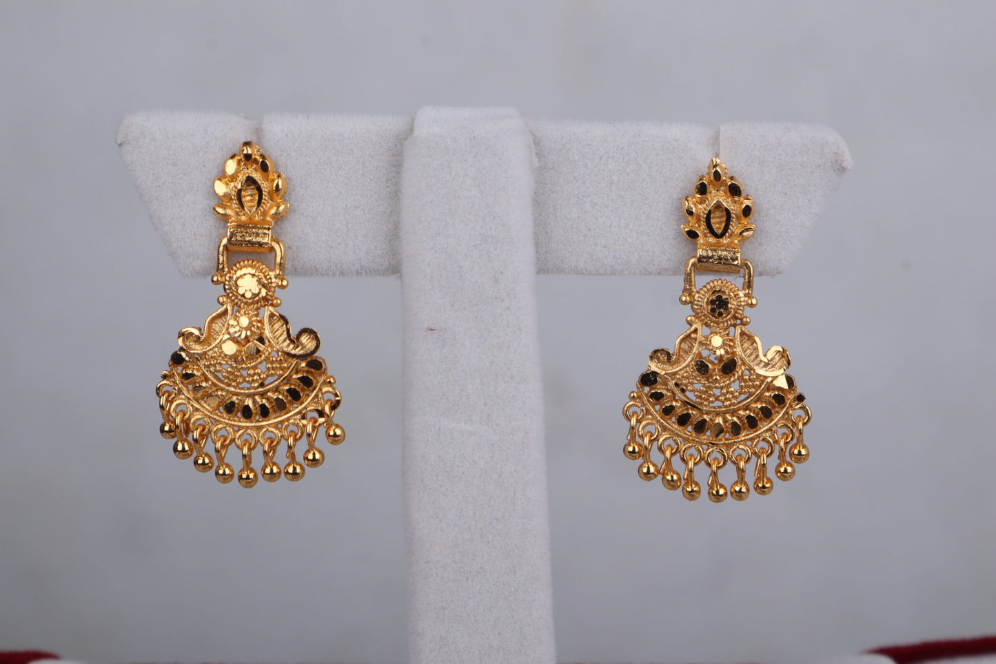 Golden Shimmer Earrings (Gold plated)