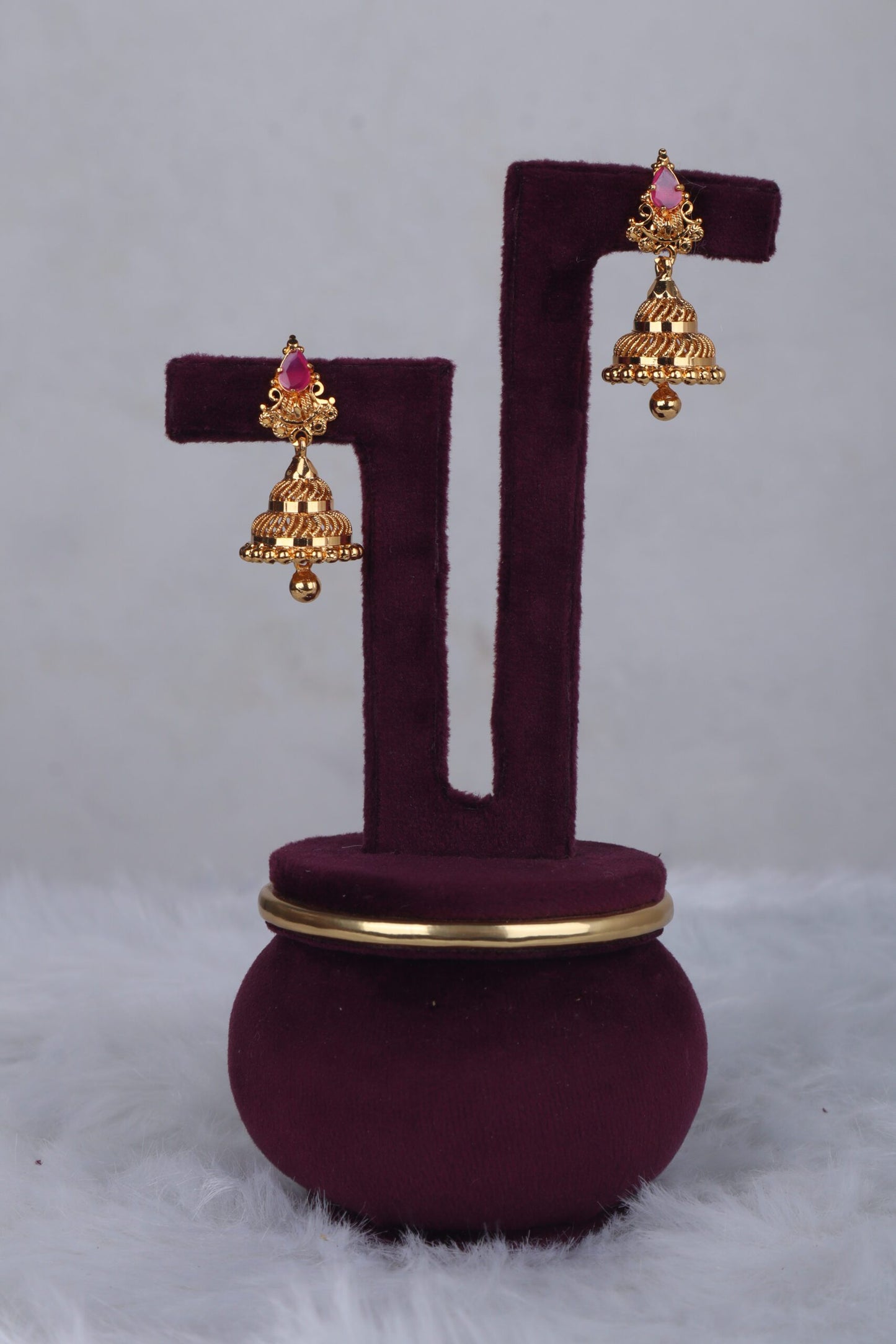 Trendy Gold Plated Earrings