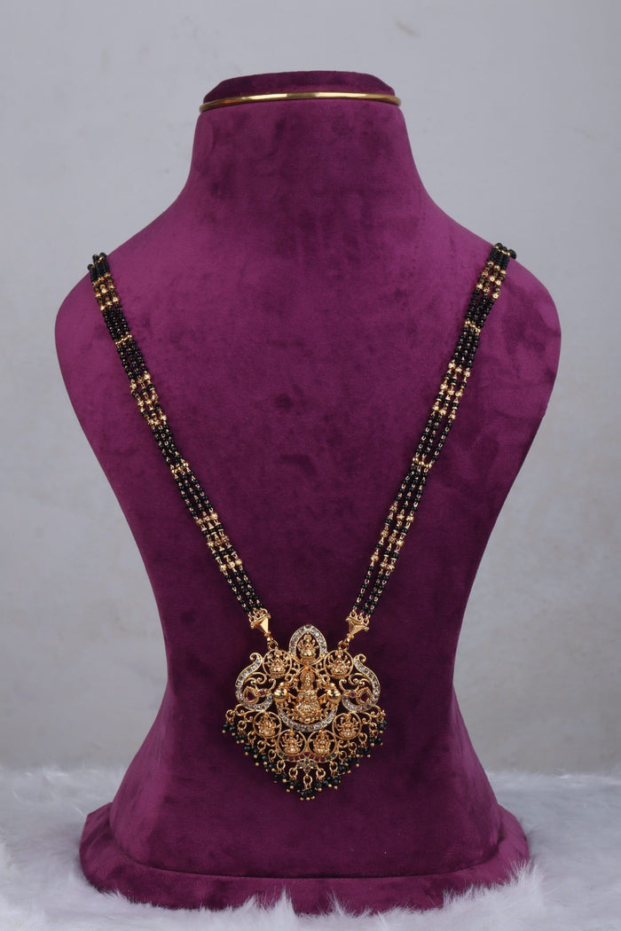 Ashta Lakshmi Blackbeads (28-inch)