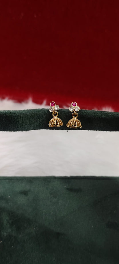 Simple Panchaloham kids jhumkas