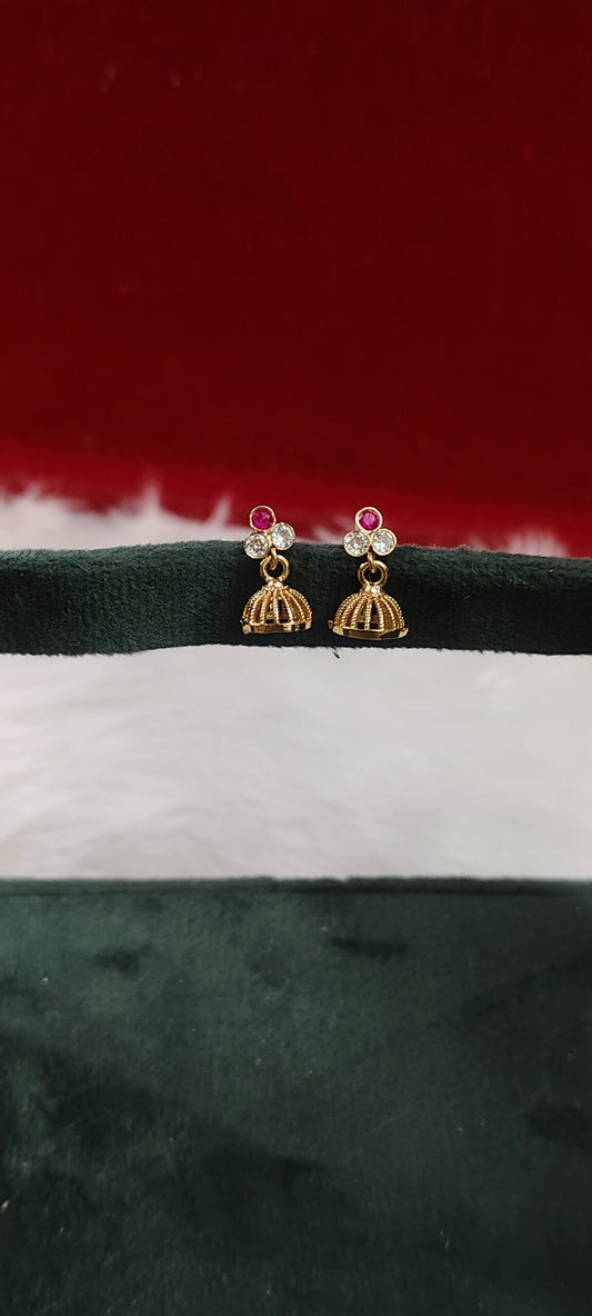 Simple Panchaloham kids jhumkas