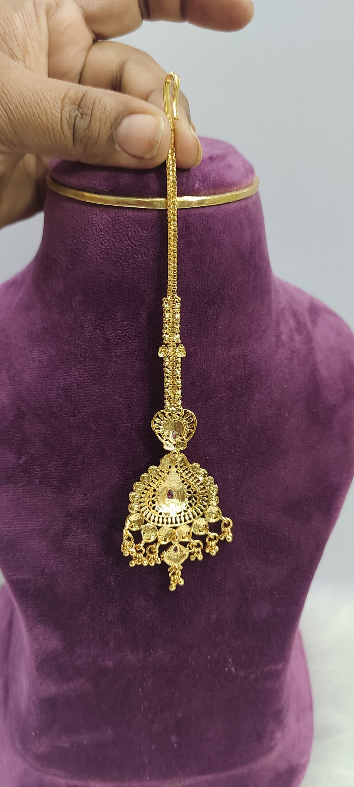 100% gold look maagtika 1 gram plated (Gold plated)