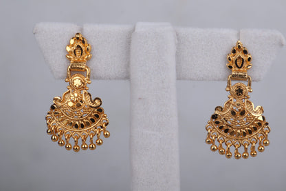 Golden Shimmer Earrings (Gold plated)