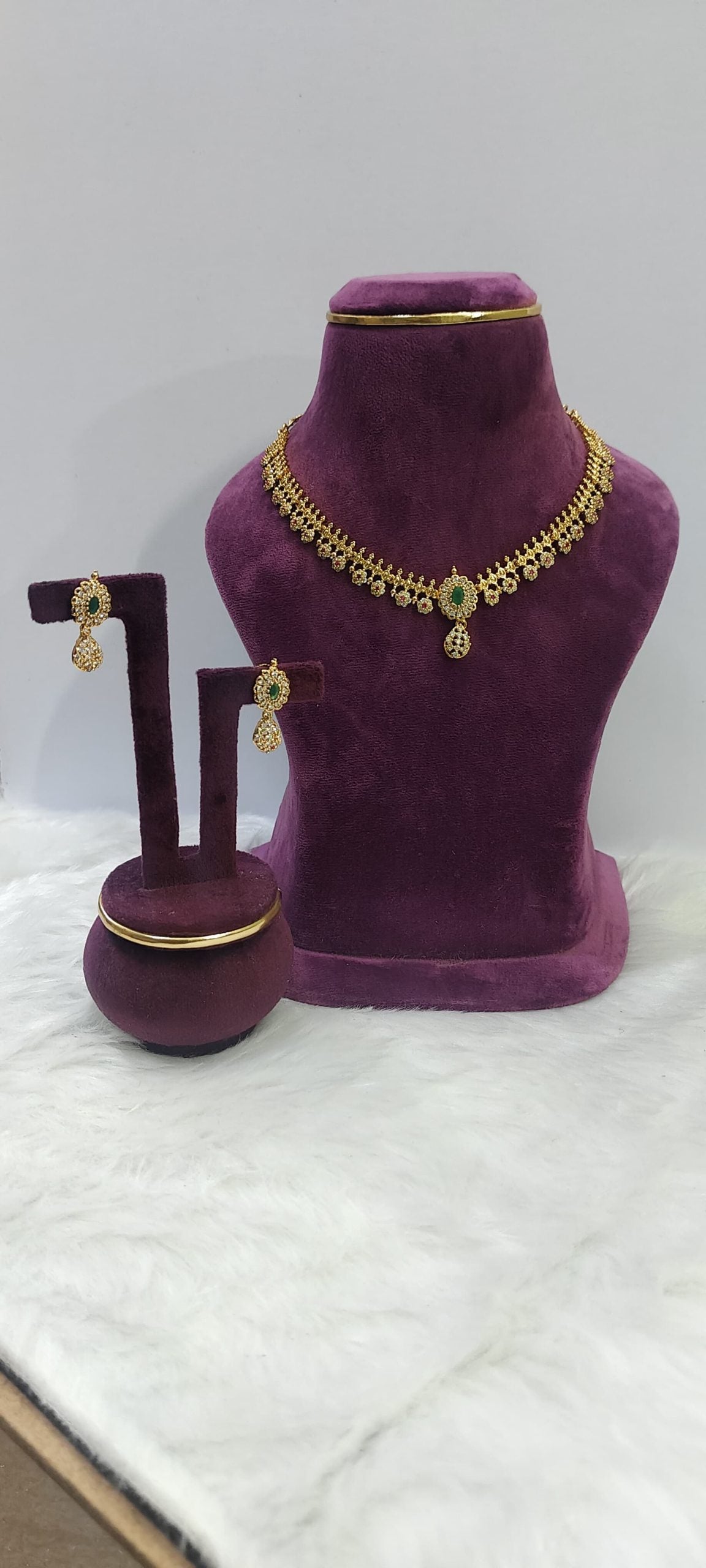 Premium nakshi necklace set