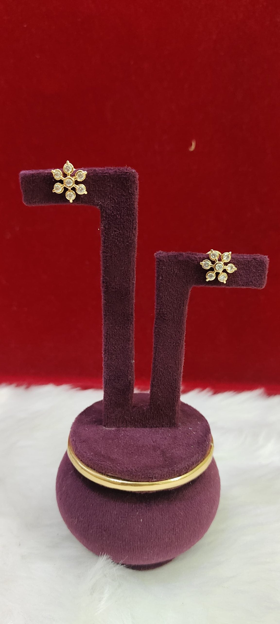 Panchaloham dimond replica studs