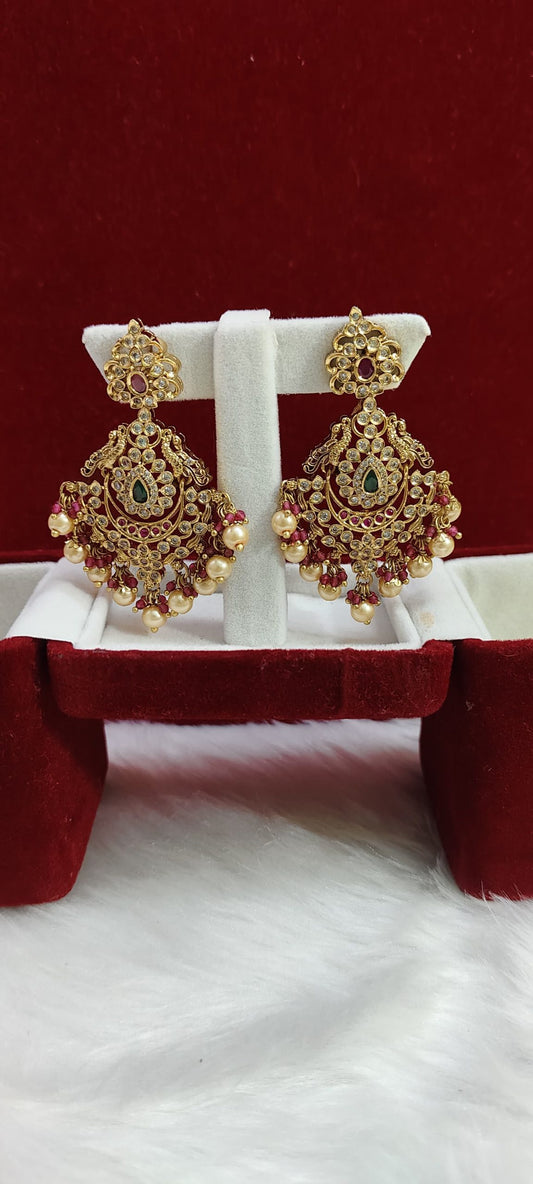 big bridal earrings