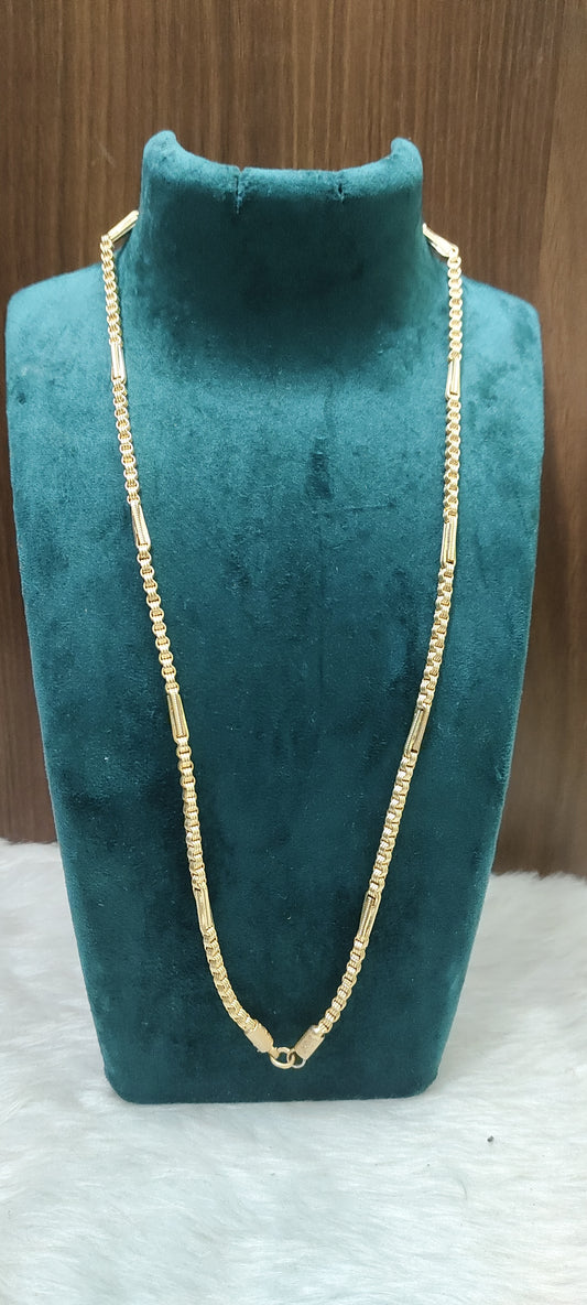 Pure panchaloham unpolished 24 " length bharathi model 10+1  thali chain