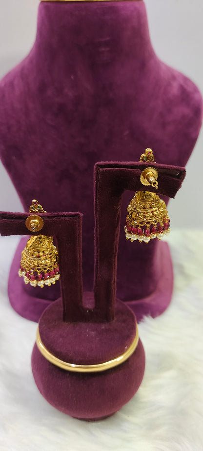 Premium nakshi medium jumkas
