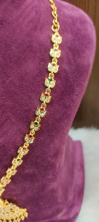 Pure panchaloham vintage look necklace