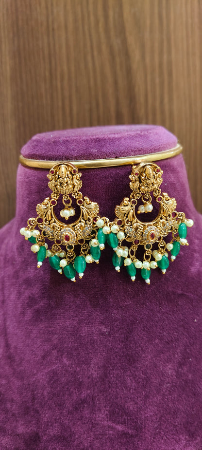 Premium nakshi chand bali big size earrings