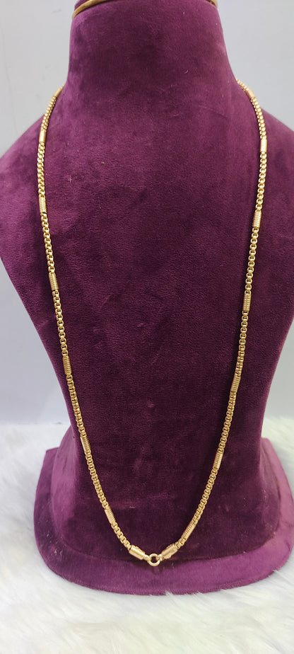 Pure panchaloham unpolished 30" length thali chain