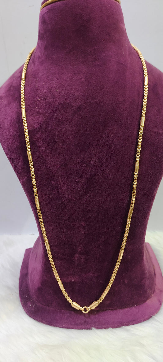 Pure panchaloham unpolished 30" length thali chain