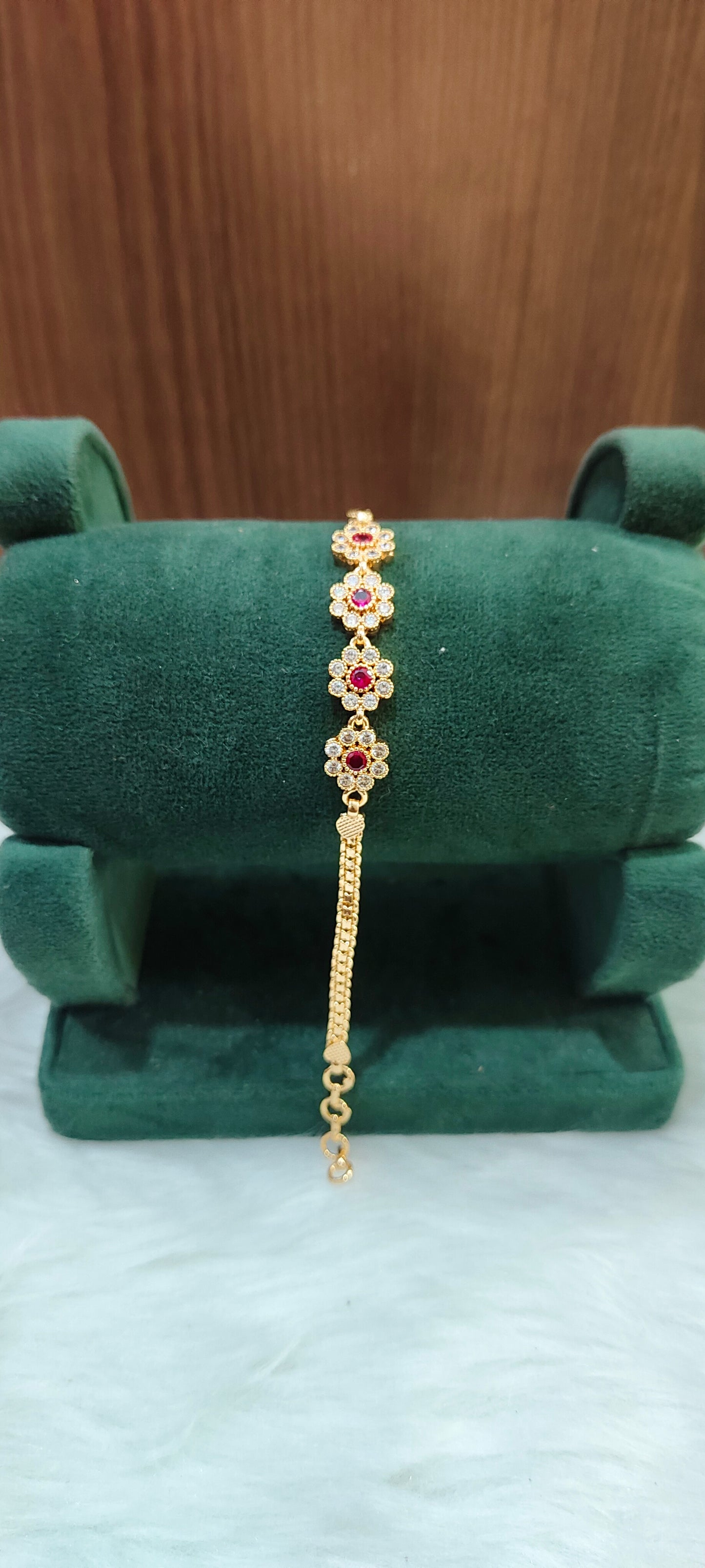 Pure panchaloham dimond look bracelet