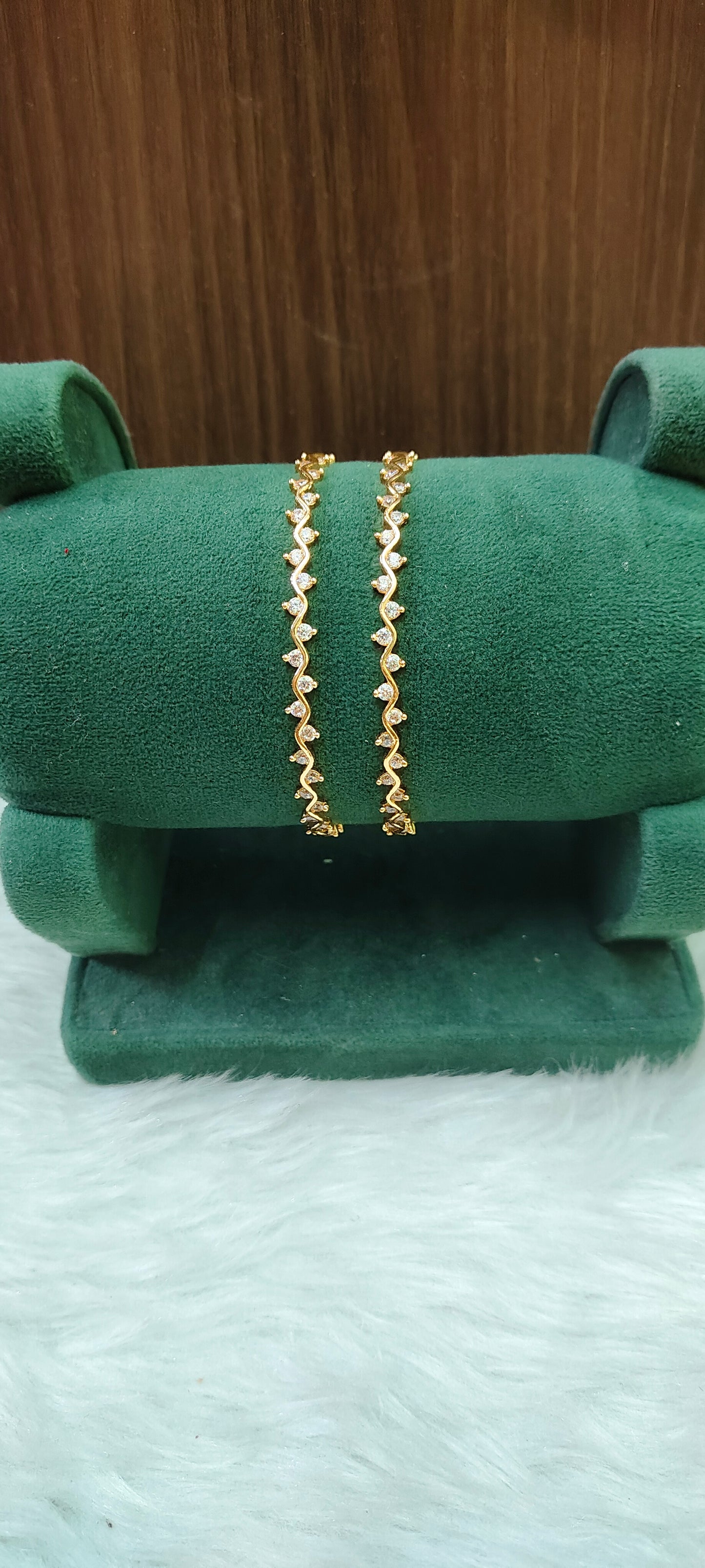 Pure panchaloham daimond look 2 bangles