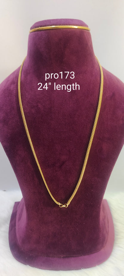 Pure panchaloham 24" length unpolished thali chain