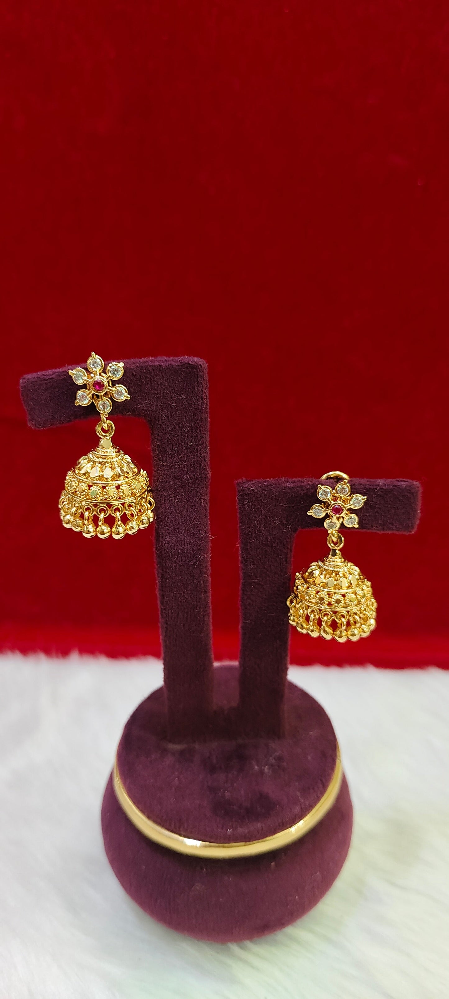 Pure panchaloham medium Big size jumkas