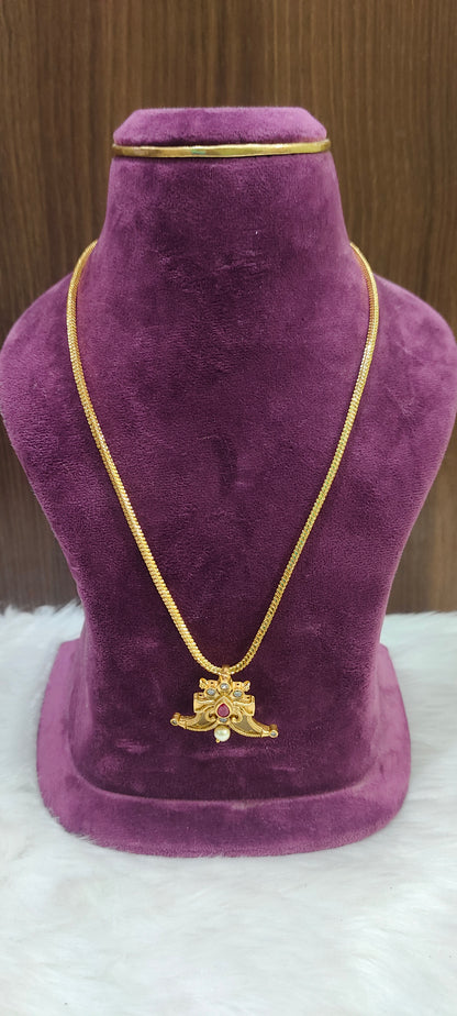 Premium micro gold plated 18" length Puligoru pendant chain