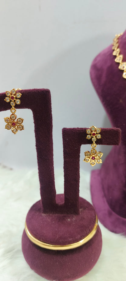 Pure panchaloham necklace with free 450/- worth earrings