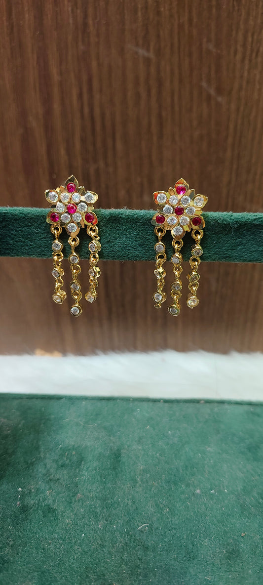 Pure panchaloham stud with hanging