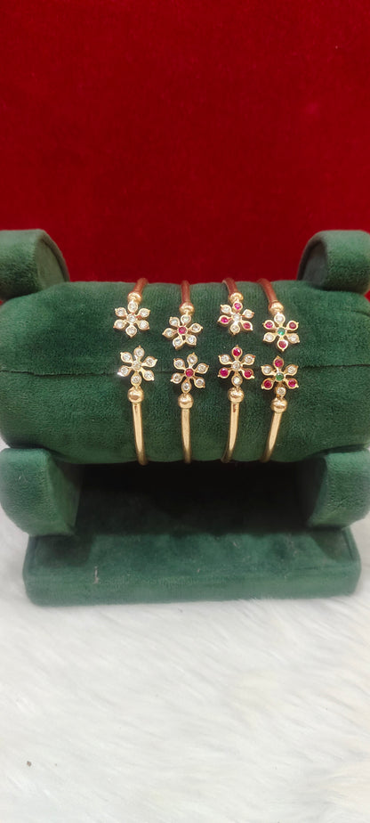 Pure panchaloham unpolished openable kada bracelet