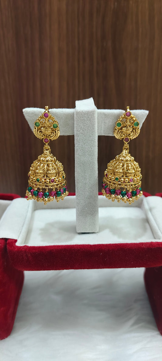 Premium nakshi big jumkas