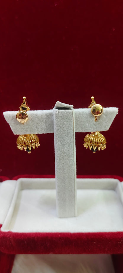 Premium quality daily gold look jumkas