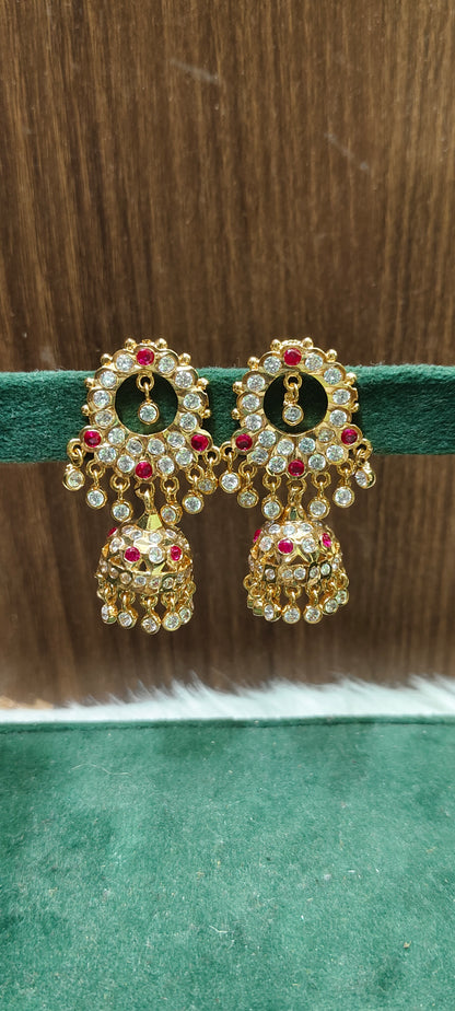 Pure panchaloham different pattern jumkas
