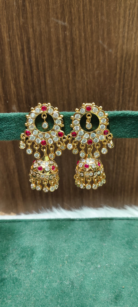 Pure panchaloham different pattern jumkas