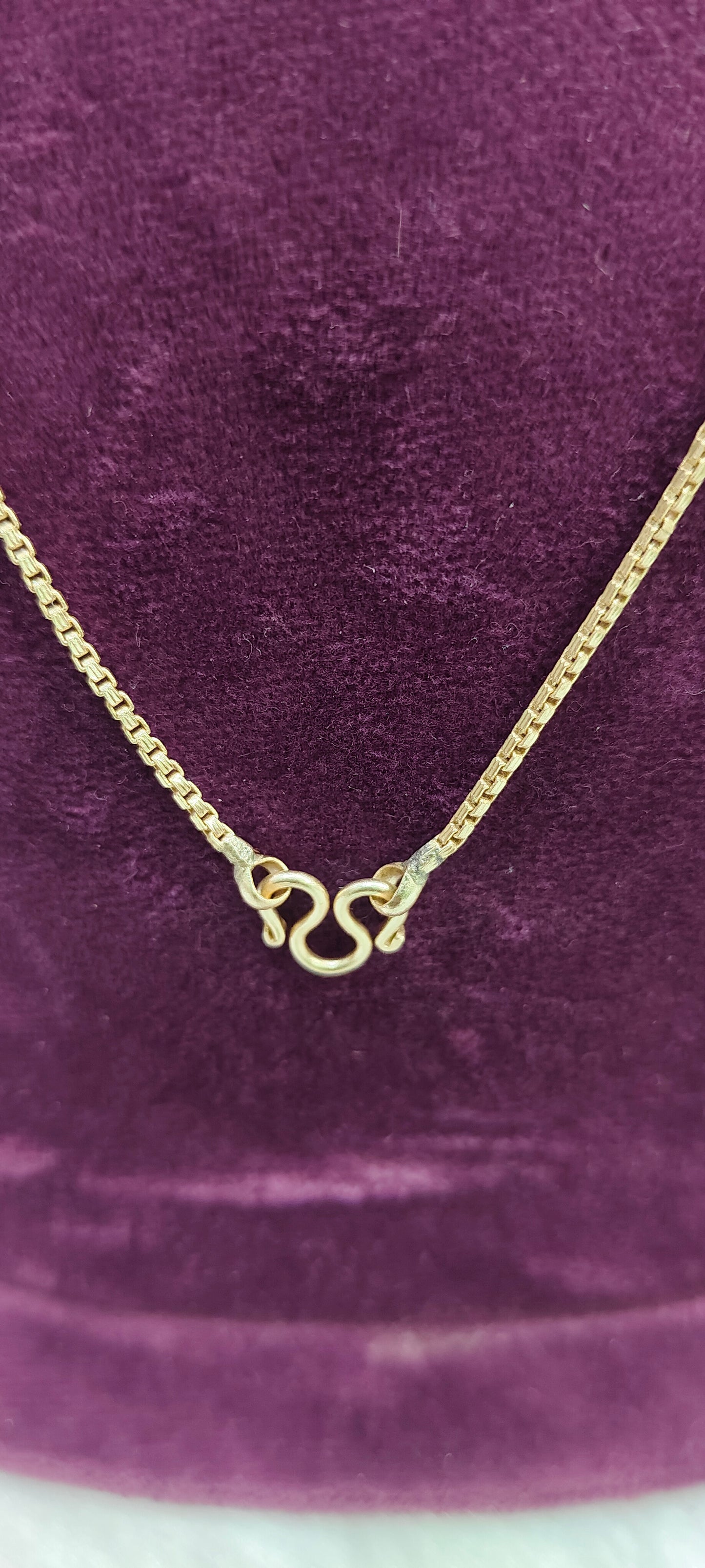 Pure panchaloham unpolished 18" length simple chain
