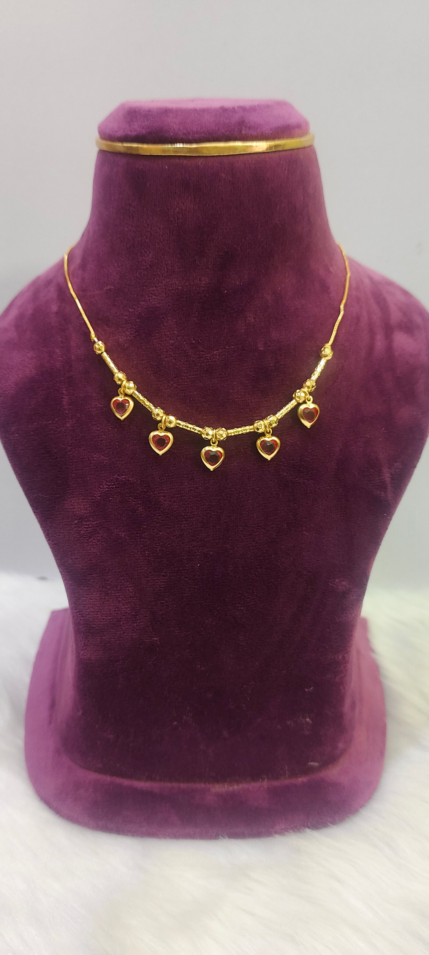 100%gold look simple chain