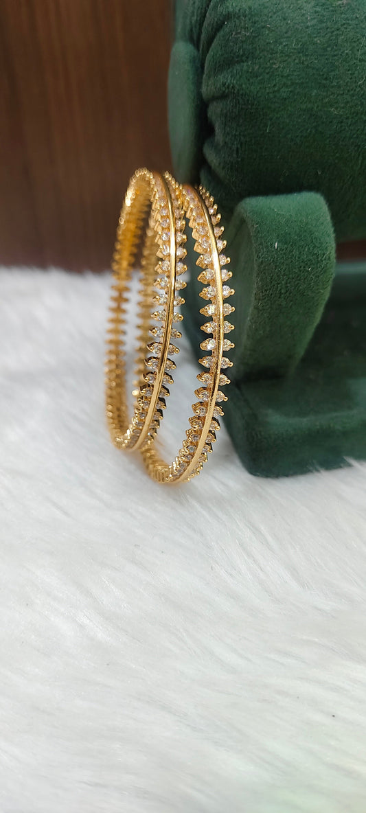 Pure panchaloham daimond look 2 bangles
