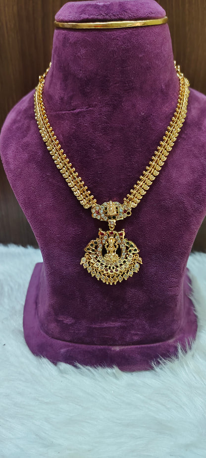 Pure panchaloham small mango necklace