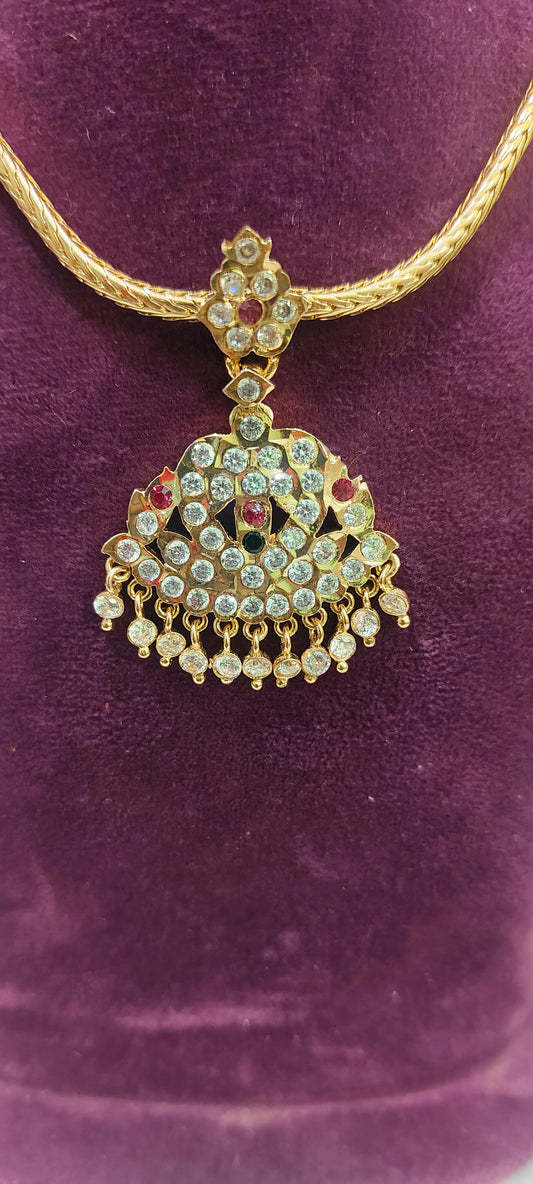 Pure panchaloham skin friendly necklace