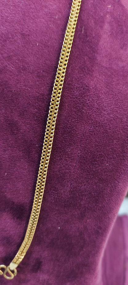 Pure panchaloham unpolished 24" length very thin chain