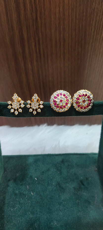 Pure panchaloham studs combo