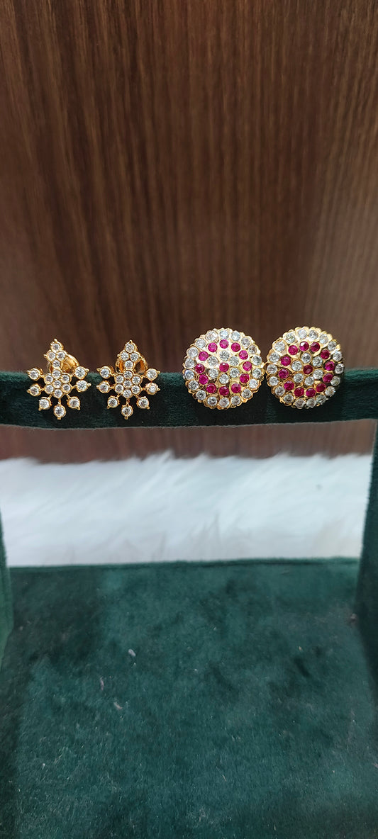 Pure panchaloham studs combo