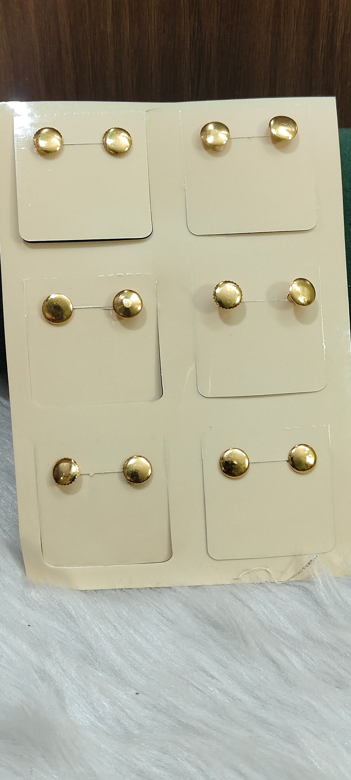 100% gold look daily wear earrings( u will get any one pair among these)