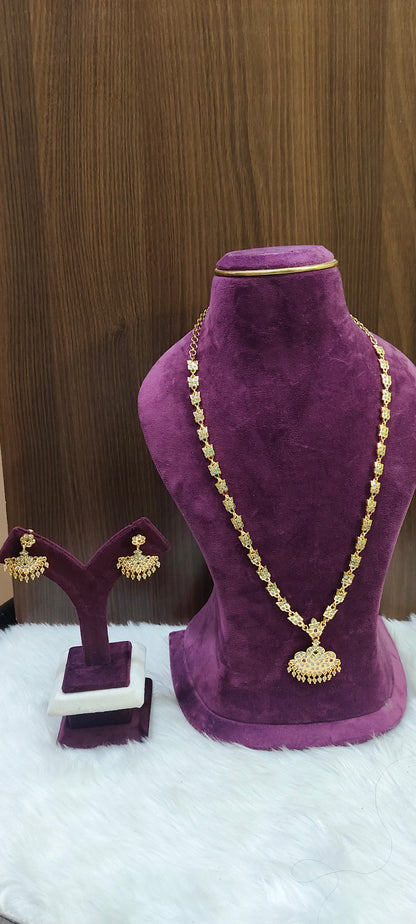 Pure panchaloham vintage look long haram