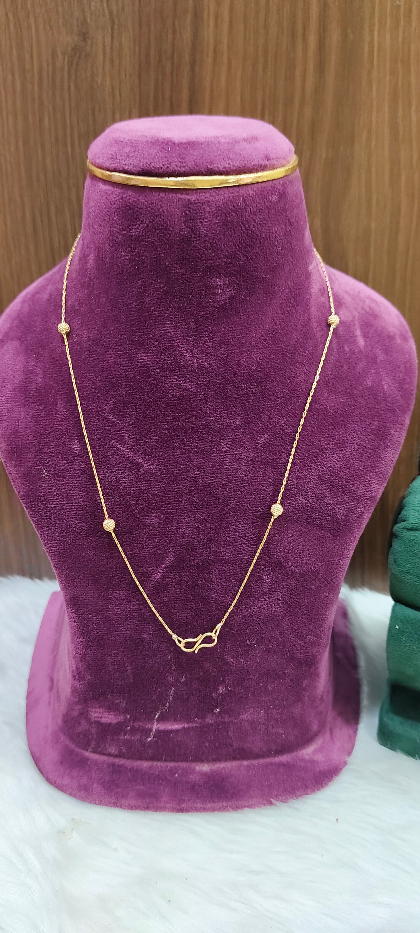 Pure panchaloham unpolished 18" chain with free openable kada