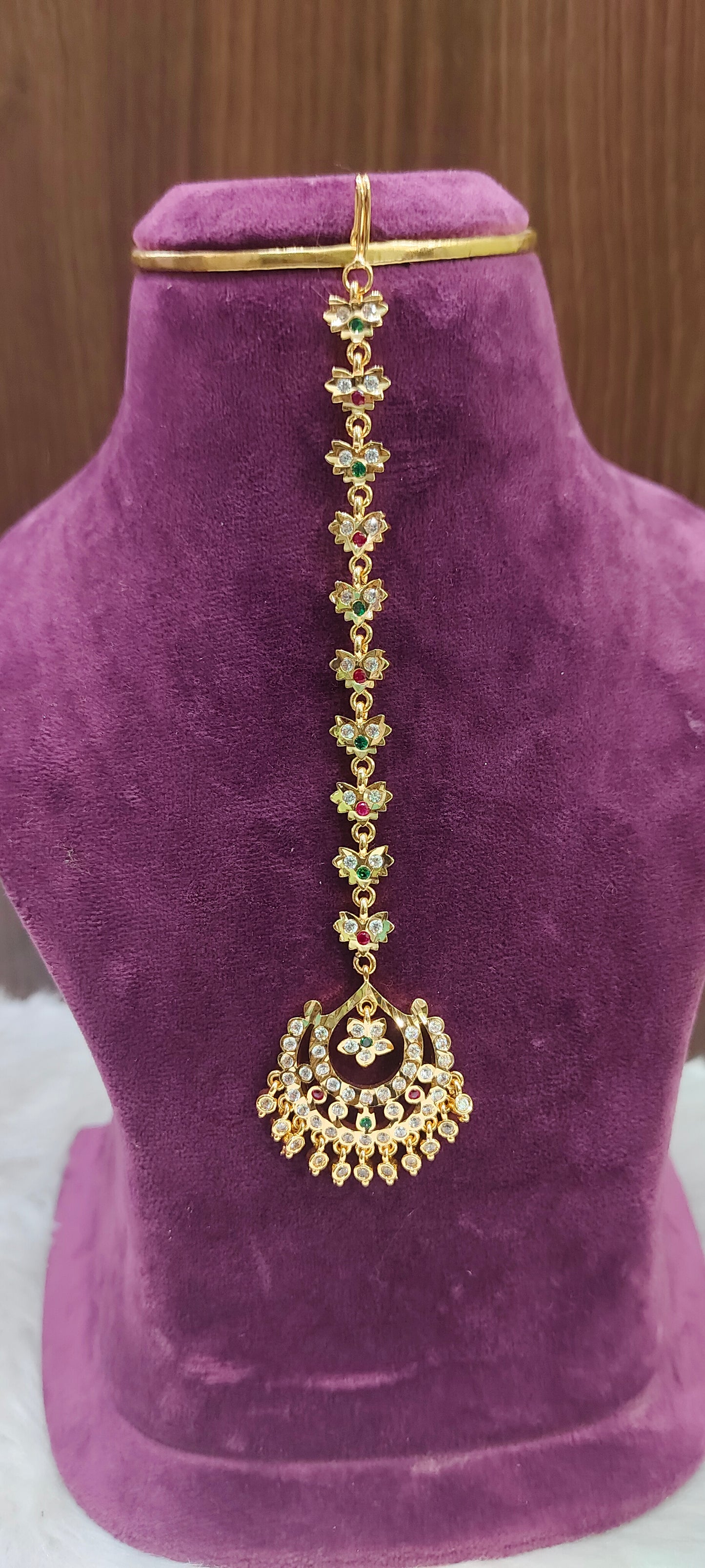 Pure panchaloham Chandbali Mangtika