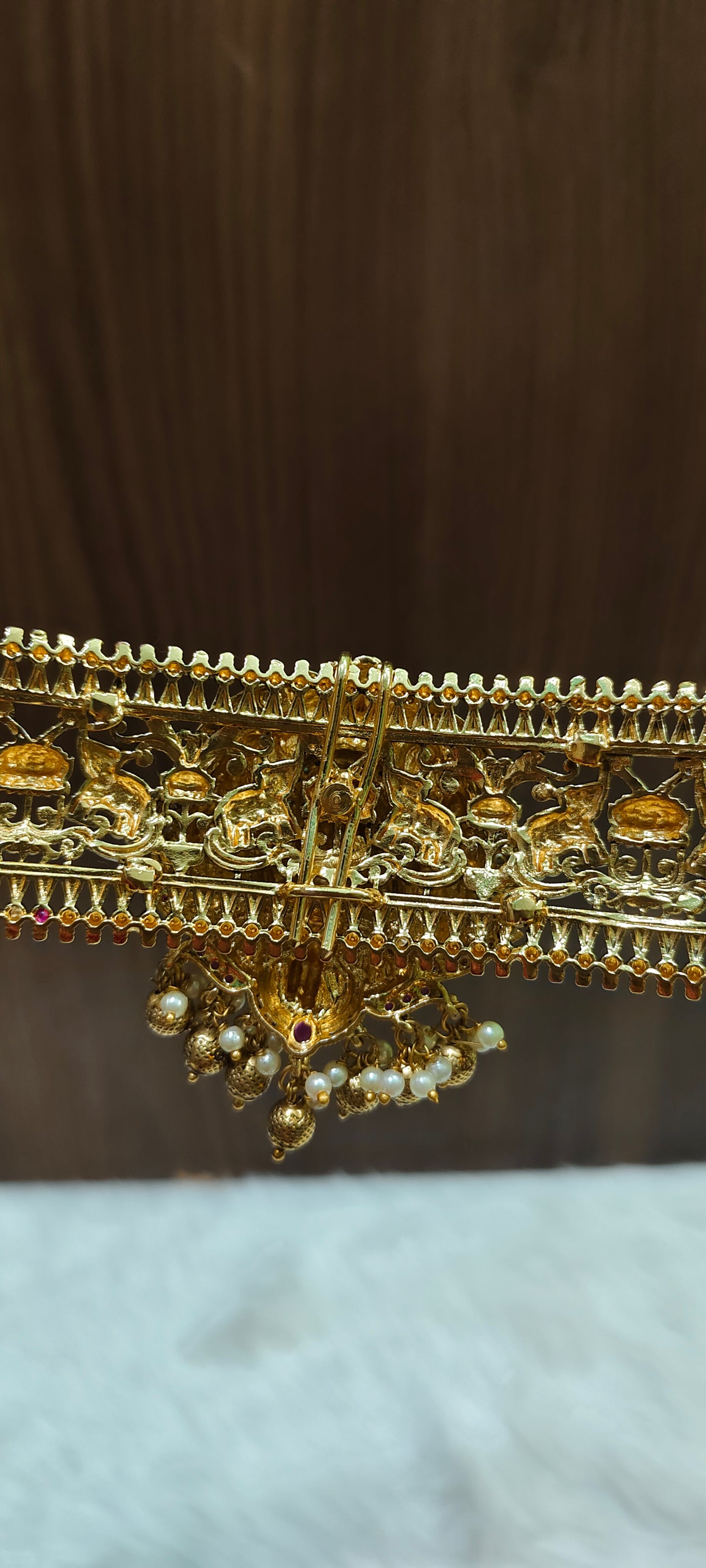 Premium nakshi vaddanam with detachable pendent