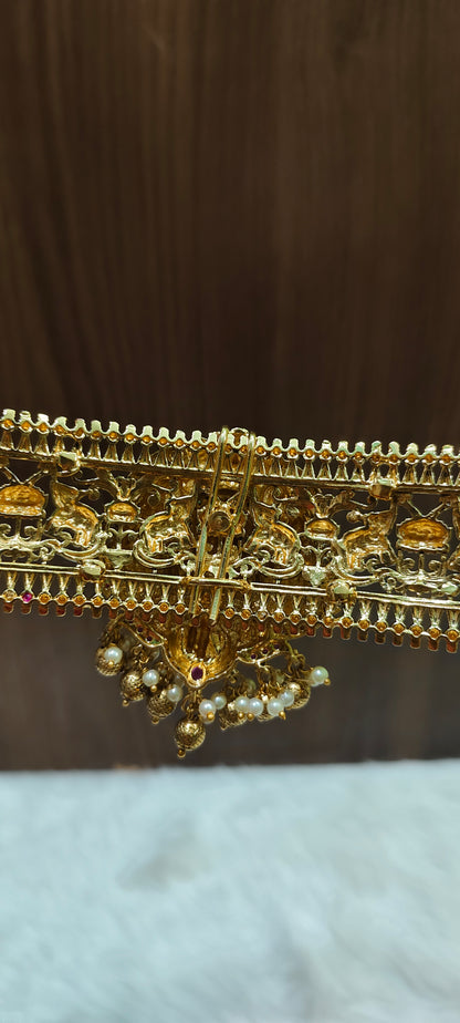 Premium nakshi vaddanam with detachable pendent