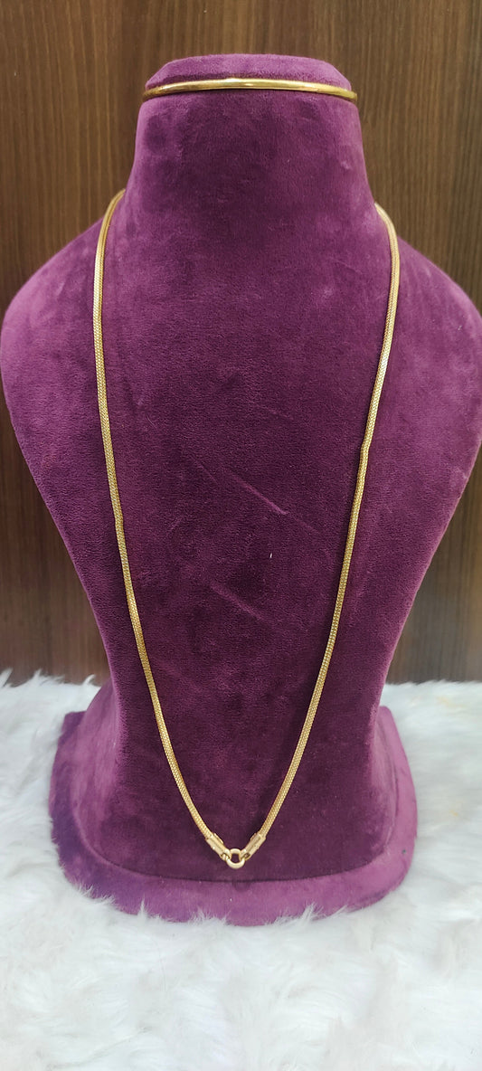 Pure panchaloham unpolished square thali chain